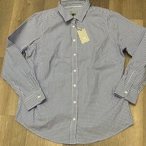 Pure Collection Blue and White Hoodie Cozy Elegance